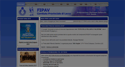 Desktop Screenshot of fipavlecce.net
